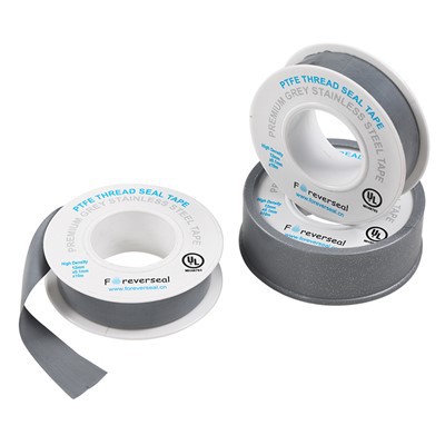Gray Stainless Steel Ptfe Thread Seal Tape sample